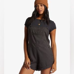Billabong Wild Pursuit Romper - Medium/Faded Black NWT